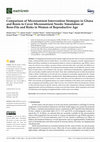 Research paper thumbnail of Comparison of Micronutrient Intervention Strategies in Ghana and Benin to Cover Micronutrient Needs: Simulation of Bene-Fits and Risks in Women of Reproductive Age