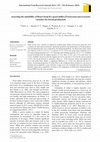 Research paper thumbnail of Assessing the suitability of flours from five pearl millet (Pennisetum americanum) varieties for bread production