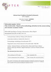 Research paper thumbnail of D 5.2.1. Report on the methodology definition for the sensory testing and consumer acceptance studies