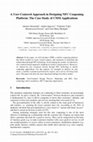 Research paper thumbnail of A User-Centered Approach in Designing NFC Couponing Platform: The Case Study of CMM Applications