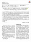 Research paper thumbnail of Characterizing Vocal Fold Injury Recovery in a Rabbit Model With <scp>Three‐Dimensional</scp> Virtual Histology