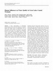 Research paper thumbnail of Human Influences on Water Quality in Great Lakes Coastal Wetlands