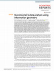 Research paper thumbnail of Questionnaire data analysis using information geometry