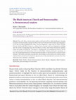 Research paper thumbnail of The Black American Church and Homosexuality: A Hermeneutical Analysis