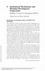 Research paper thumbnail of Institutional Mechanisms and Maritime Development Cooperation Building a Context for India-Japan-ASEAN