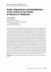 Research paper thumbnail of Stalin’s Repressions and Rehabilitation of the Victims in the Politics of Memory in Uzbekistan