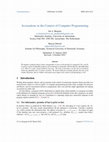 Research paper thumbnail of Accusations in the Context of Computer Programming