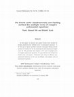 Research paper thumbnail of On fourth order simultaneously zero-finding method for multiple roots of complex polynomial equations1