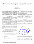 Research paper thumbnail of Phased array scanning with sequential commands