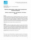 Research paper thumbnail of Dialéctica, planteamiento y huida: Sobre la pregunta más profunda de Blanchot