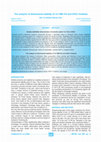 Research paper thumbnail of The analysis of dimensional stability of 1x1 RIB Co and Co/LY knitwear