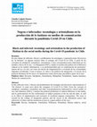 Research paper thumbnail of Negros e infectados: teratología y orientalismo en la producción de lo haitiano en medios de comunicación  durante la pandemia Covid-19 en Chile