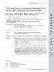 Research paper thumbnail of Parkin mutations and phenotypic features in Czech patients with early-onset Parkinson's disease