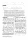 Research paper thumbnail of Mechanical and Thermal Evaluation of Diatomite Doped Fly Ash Based Geopolymers