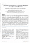 Research paper thumbnail of Determination of bactericidal activity of serum against Vibrio cholerae outer membrane vesicles in BALB/c mice