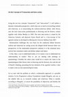 Research paper thumbnail of On the Concepts of Transaction and Intra-action