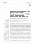 Research paper thumbnail of Antioxidant Phytoconstituents From Onosma bracteata Wall. (Boraginaceae) Ameliorate the CCl4 Induced Hepatic Damage: In Vivo Study in Male Wistar Rats