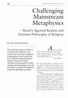 Research paper thumbnail of Challenging Mainstream Metaphysics – Barad’s Agential Realism and Feminist Philosophy of Religion