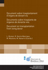 Research paper thumbnail of Document sobre transplantament d'òrgans de donant viu