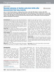 Research paper thumbnail of Neonatal outcomes of elective early-term births after demonstrated fetal lung maturity