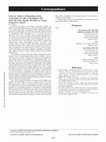 Research paper thumbnail of Letter by Aubin et al Regarding Article, “Association of Coffee Consumption with Total and Cause-Specific Mortality in 3 Large Prospective Cohorts”