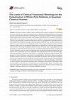 Research paper thumbnail of The Limits of Classical Extensional Mereology for the Formalization of Whole–Parts Relations in Quantum Chemical Systems