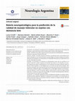 Research paper thumbnail of Batería neuropsicológica para la predicción de la calidad de manejo vehicular en sujetos con demencia leve