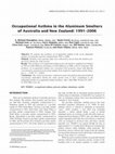 Research paper thumbnail of Occupational asthma in the aluminum smelters of Australia and New Zealand: 1991-2006