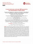 Research paper thumbnail of A novel multinuclear solid-state NMR approach for the characterization of kidney stones