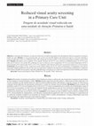 Research paper thumbnail of Reduced visual acuity screening in a Primary Care Unit