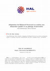 Research paper thumbnail of Adaptation du Balanced Scorecard en soutien aux démarches qualité et au pilotage d'universités