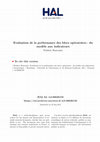 Research paper thumbnail of Evaluation de la performance des blocs opératoires: du modèle aux indicateurs