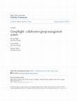 Research paper thumbnail of GroupRight : collaborative group management system