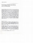 Research paper thumbnail of José Enrique Rodó: una retórica para la democracia