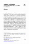 Research paper thumbnail of Romania – The Vagaries of International Grafts on Unsettled Constitutions