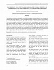 Research paper thumbnail of Discriminant Analysis Toward Demographic Characteristics of Cikaobandung Village Community in Citarum Harum Program