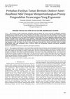 Research paper thumbnail of Perbaikan Fasilitas Taman Bermain Outdoor Santri Raudhatul Atfal Dengan Mempertimbangkan Prinsip Pengendalian Perancangan Yang Ergonomis