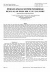 Research paper thumbnail of Perancangan Sistem Informasi Penjualan Pada Mr. Cuci Laundry