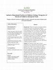 Research paper thumbnail of Inclusive Educational Practices in Childcare Settings: Perspective of Parents of Children with Special Needs