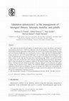 Research paper thumbnail of Inhalation mitomycin-C in the management of laryngeal fibrosis: rationale, benefits, and pitfalls