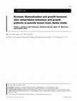 Research paper thumbnail of Erratum: Domestication and growth hormone alter antipredator behavior and growth patterns in juvenile brown trout, ( Salmo trutta )