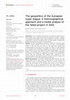 Research paper thumbnail of The geopolitics of the European super league: A historiographical approach and a media analysis of the failed project in 2021