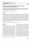 Research paper thumbnail of Improving waste management strategies in the food sector: case studies from Spain, Tunisia and Hong Kong