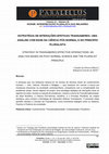 Research paper thumbnail of Estratégia De Interações Efetivas Transaberes: Uma Análise Com Base Na Ciência Pós-Normal e No Princípio Pluralista