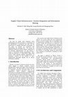 Research paper thumbnail of Supply chain infrastructures