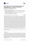 Research paper thumbnail of Standardized Genetic Transformation Protocol for Chrysanthemum cv. ‘Jinba’ with TERMINAL FLOWER 1 Homolog CmTFL1a