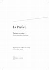 Research paper thumbnail of La Préface. Formes et enjeux d'un discours d'escorte