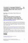 Research paper thumbnail of Correction to: Lagrangian Methods for Visualizing and Assessing Frontal Dynamics of Floating Marine Litter with a Focus on Tidal Basin