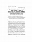 Research paper thumbnail of Epidemiological Estimators' Power of rating Inequality in Health in High-income OECD Countries, 1998-2002 Capacidad de estimadores epidemiológicos para medir disparidades en salud en países OCDE de alto Ingreso, 1998-2002