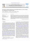 Research paper thumbnail of The big five, emotional exhaustion and citizenship behaviors in service settings: The mediating role of emotional labor